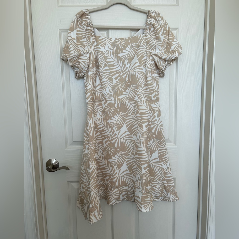 Loft Linen Tie Dress